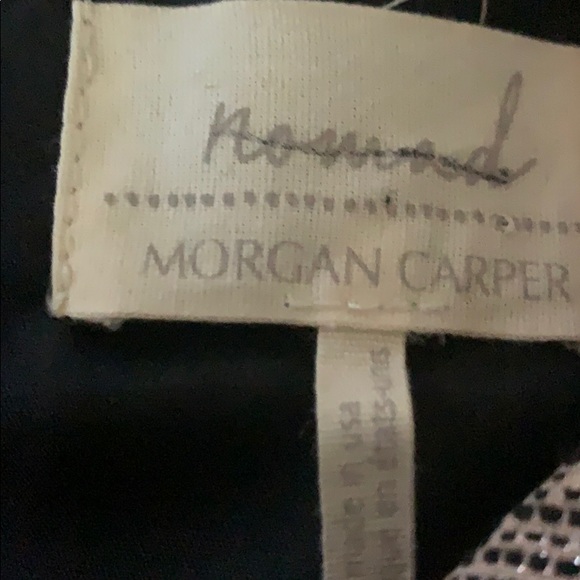 NEW Morgan Carper Nomad Anthropologie Black Gold I - Picture 9 of 9
